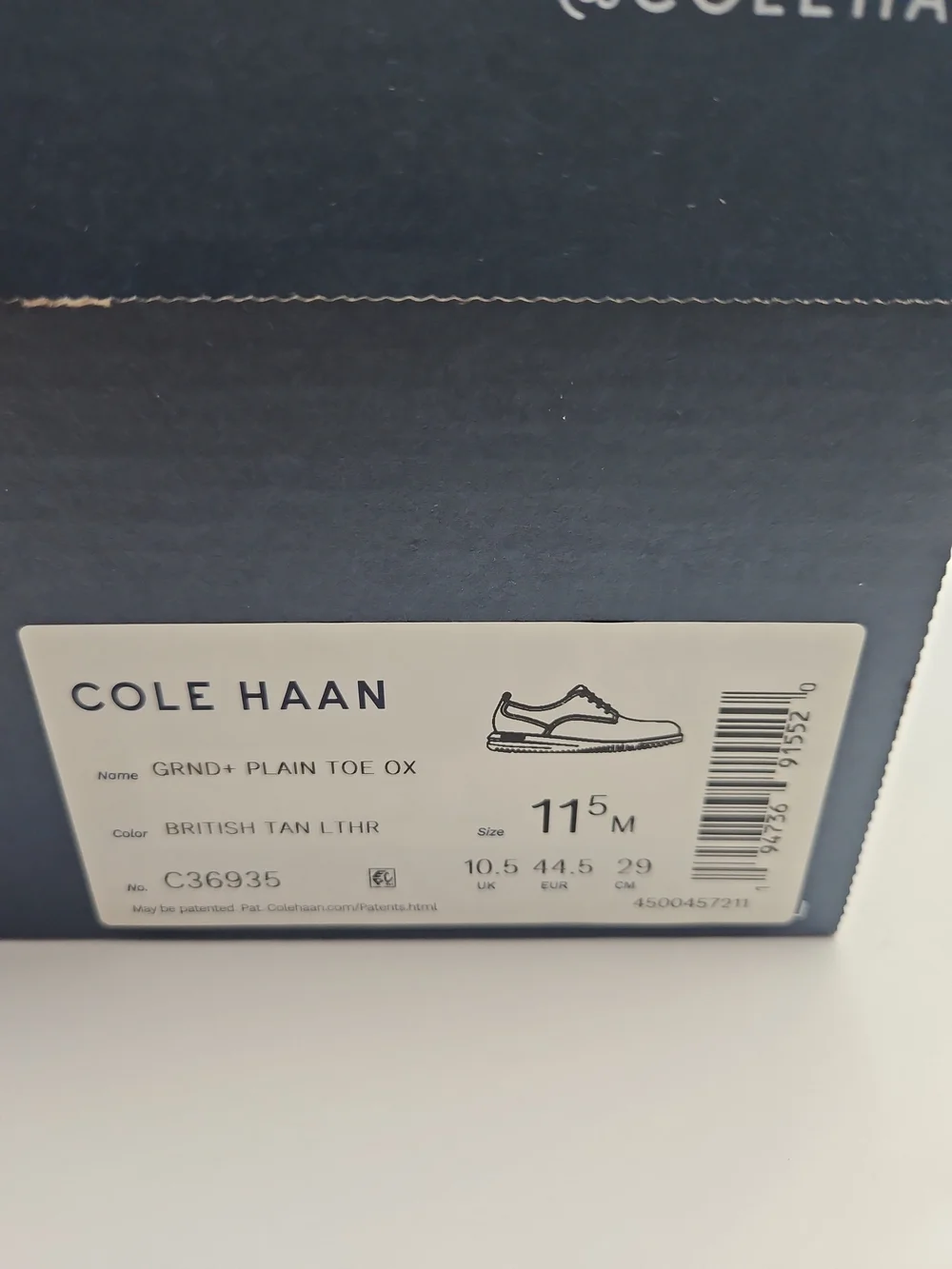 Cole Haan Men’s Brown Leather Lace-Up Sneakers